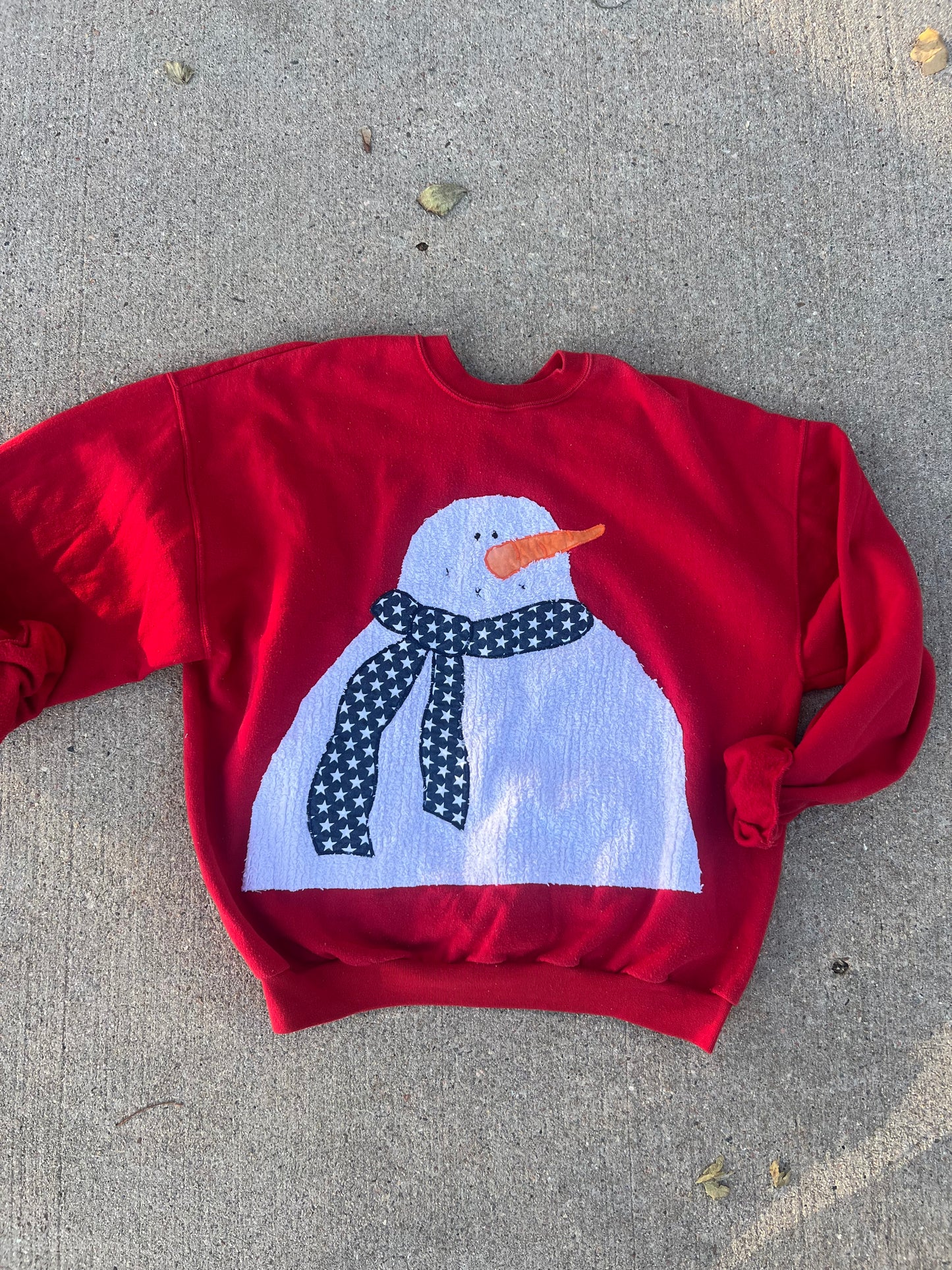 Vintage snowman sweatshirt