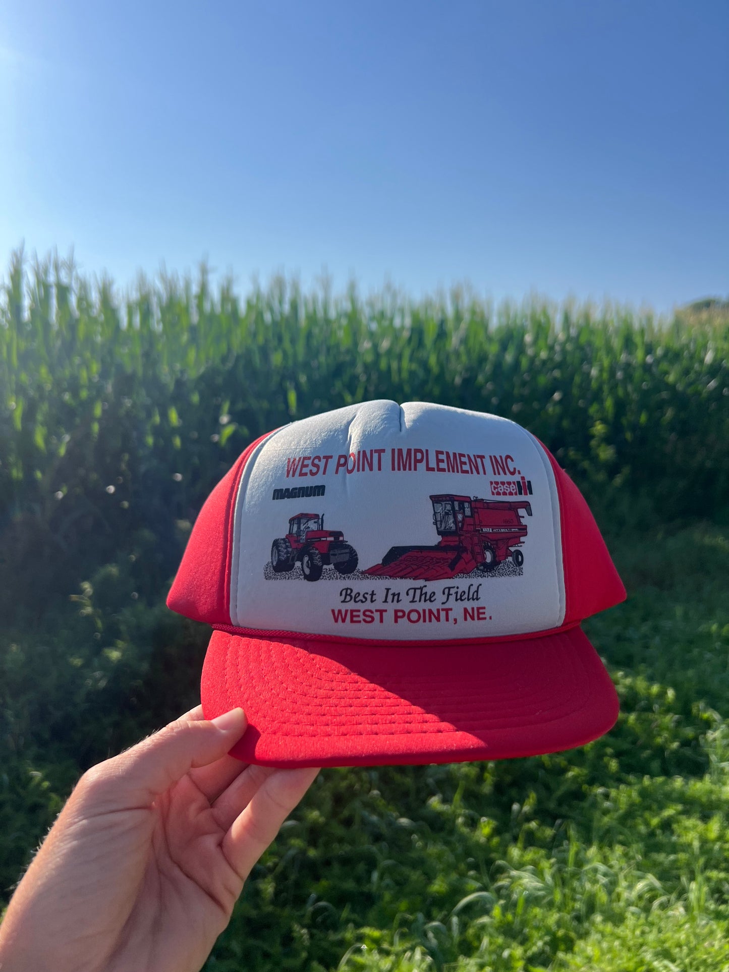 Vintage case IH trucker hat