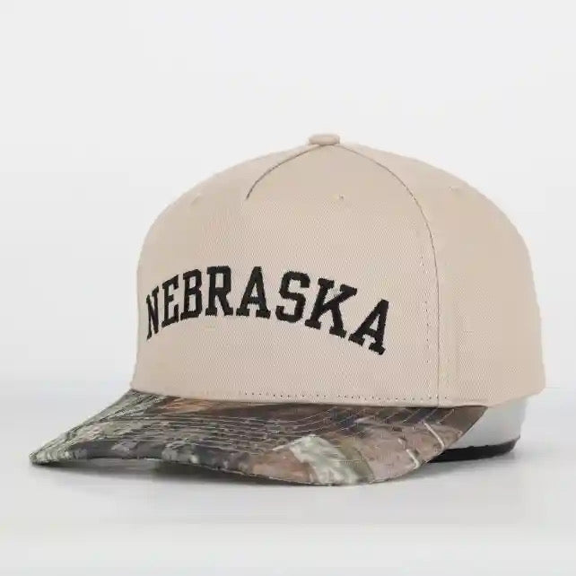 Nebraska Camo Hat