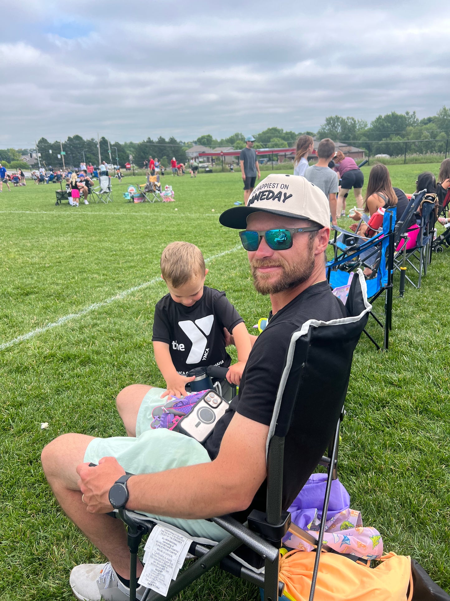 Happiest on Game day trucker hat