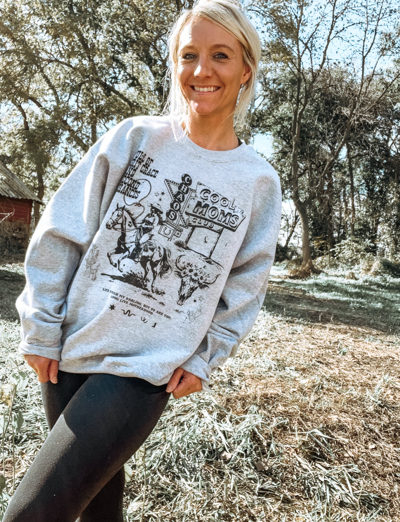 cool moms club sweatshirt