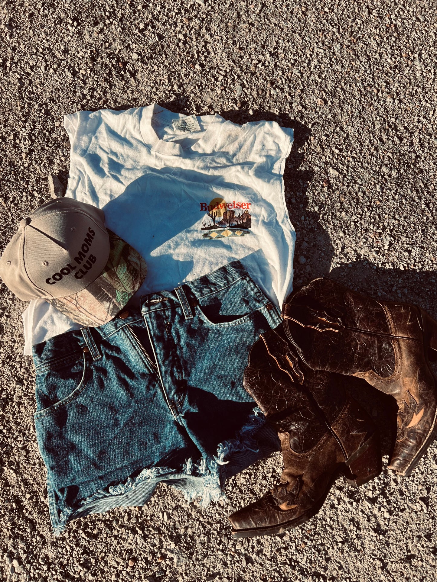 Vintage Budweiser crop top