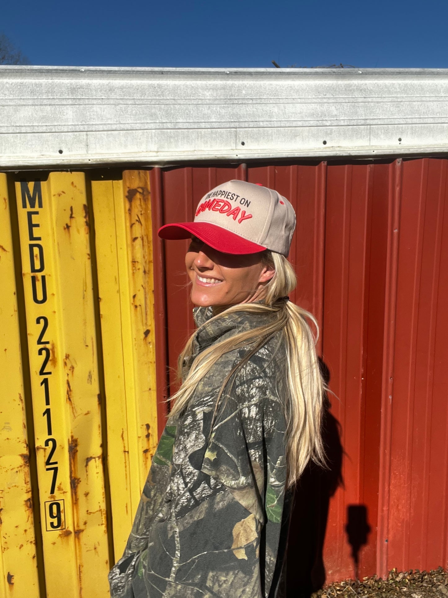 Game day trucker hat