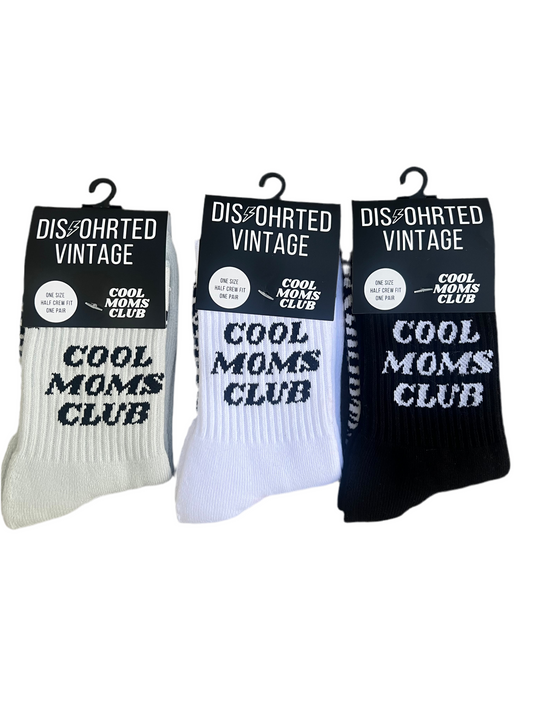 Cool Moms Club Half Crew Socks