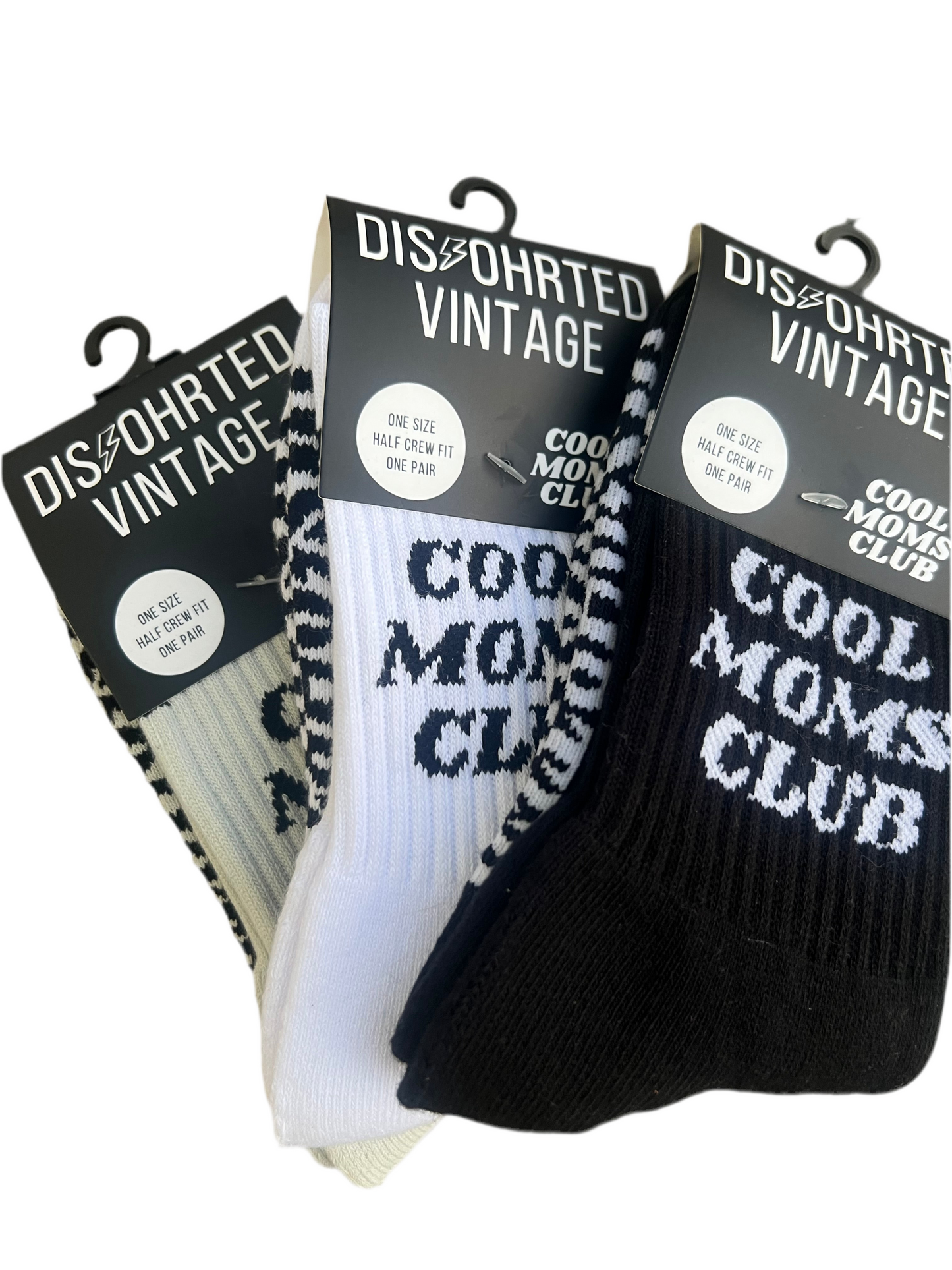Cool Moms Club Half Crew Socks