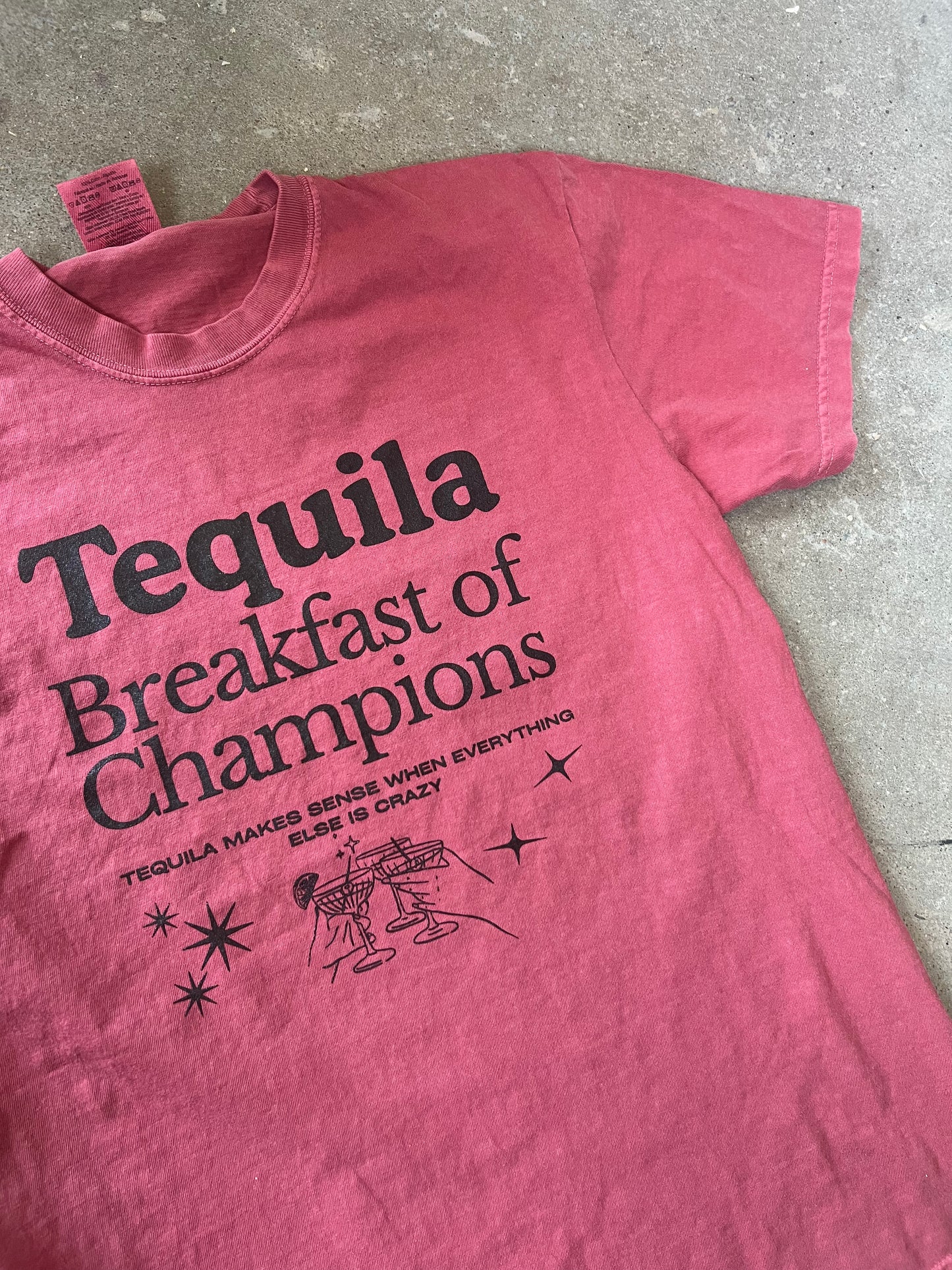 Tequila breakfast of champions tee