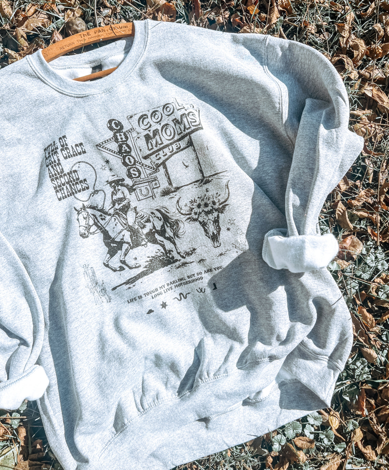 cool moms club sweatshirt