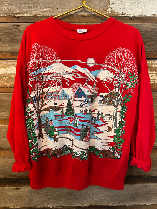 Vintage Christmas land sweatshirt