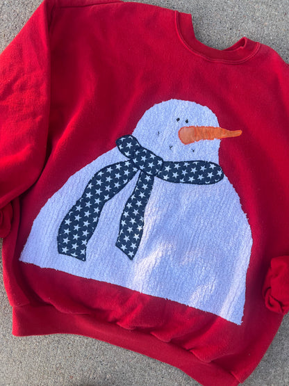 Vintage snowman sweatshirt