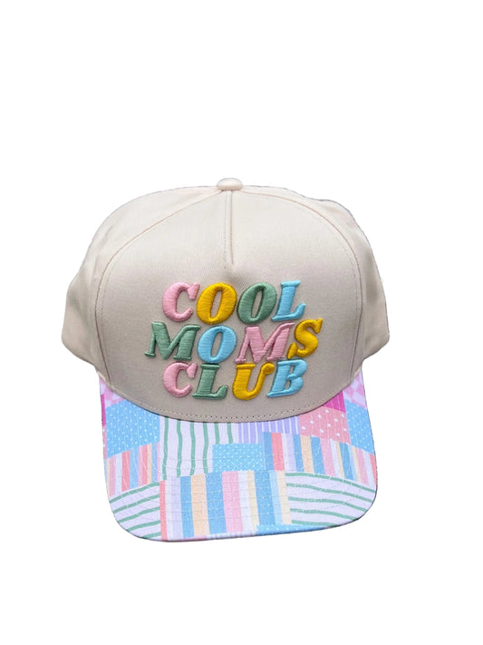 Cool moms club pastel trucker hat