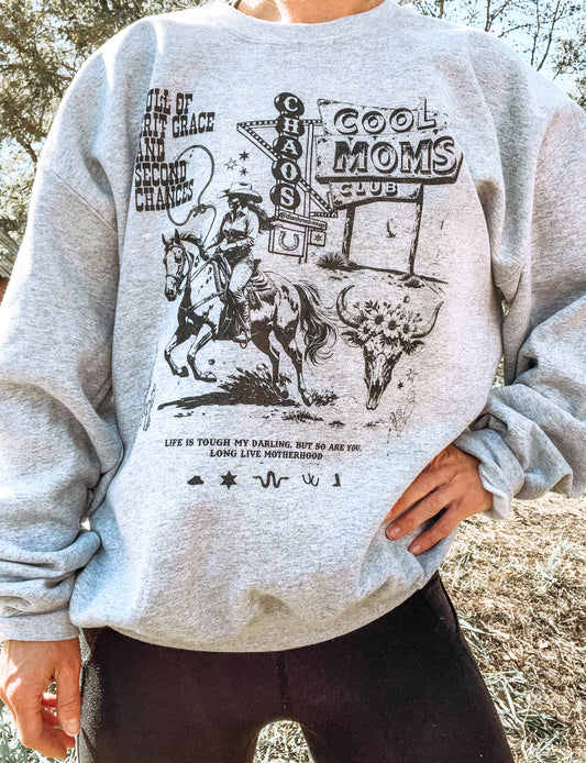 cool moms club sweatshirt