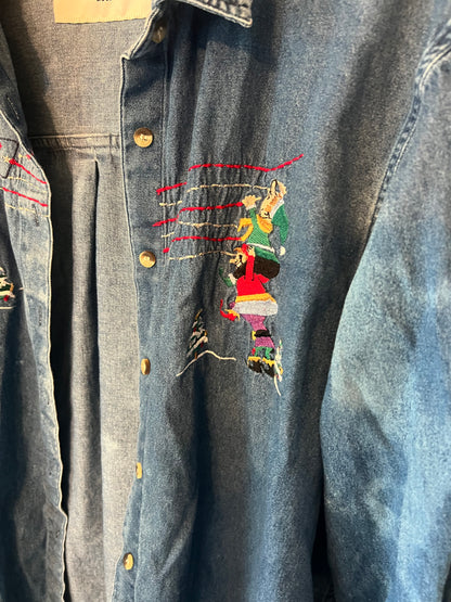 Vintage Santa shacket