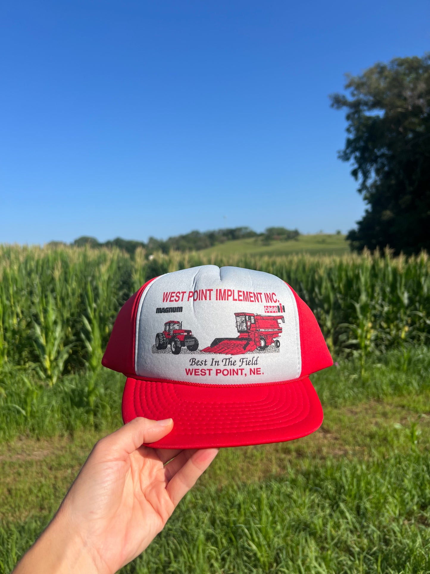 Vintage case IH trucker hat