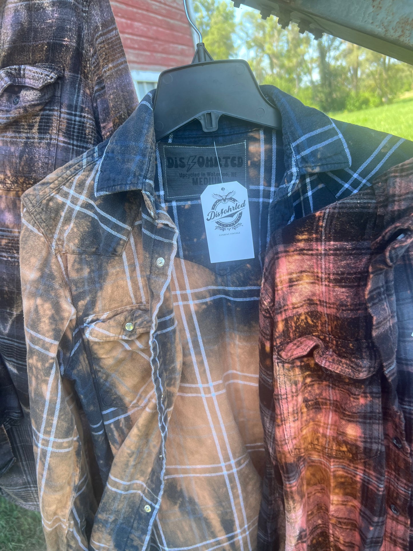 Disohrted Luxe Flannel Drop