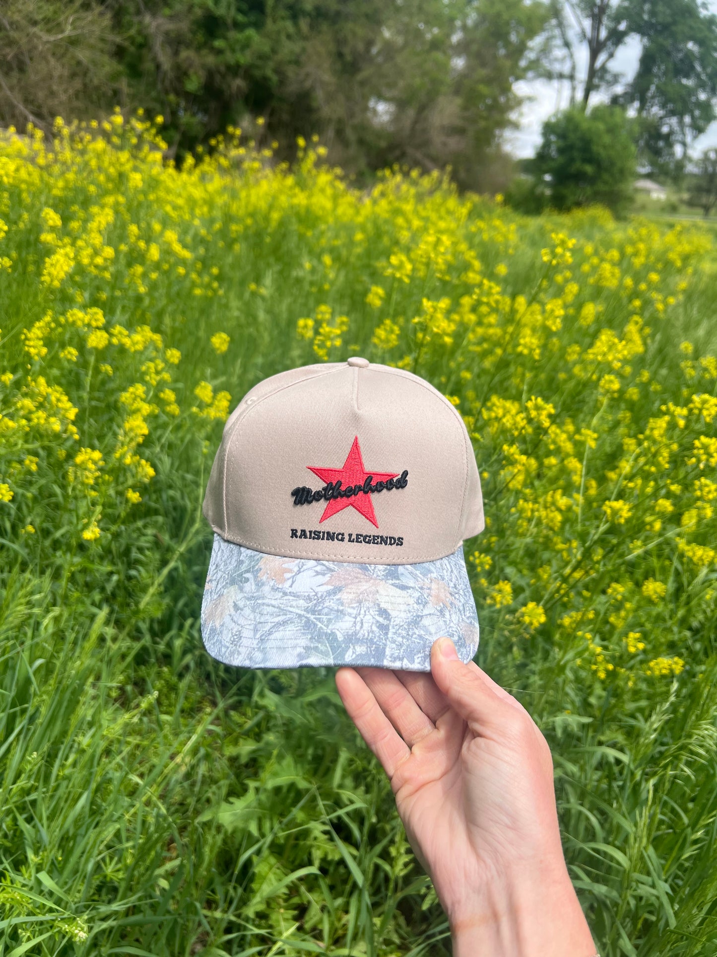 Motherhood camo hat
