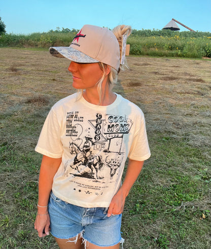 COOL MOMS CLUB TEE- Full of grit, grace and second chances