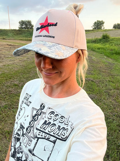 COOL MOMS CLUB TEE- Full of grit, grace and second chances