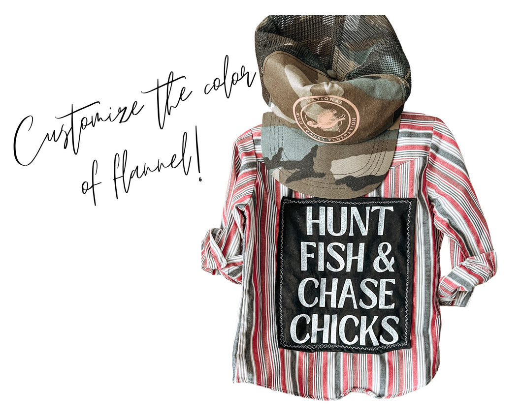 Toddler hunt and fish flannel